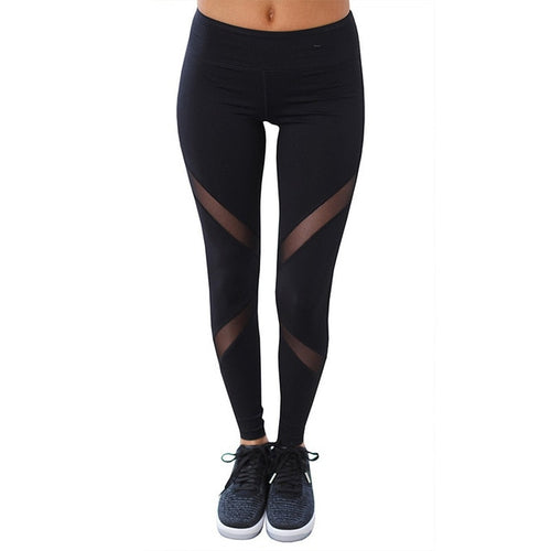 Mesh Design Trousers Pants