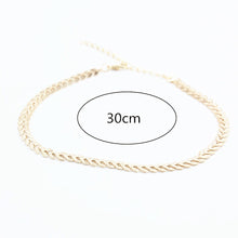 Load image into Gallery viewer, Leaves Chain Sequins Choker Necklaces
