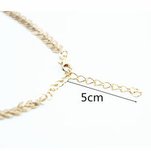 Load image into Gallery viewer, Leaves Chain Sequins Choker Necklaces