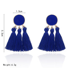 Load image into Gallery viewer, Bohemia Statement Tassel Earrings