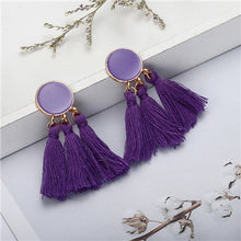 Load image into Gallery viewer, Bohemia Statement Tassel Earrings