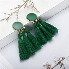 Load image into Gallery viewer, Bohemia Statement Tassel Earrings