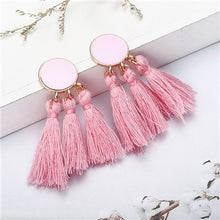 Load image into Gallery viewer, Bohemia Statement Tassel Earrings