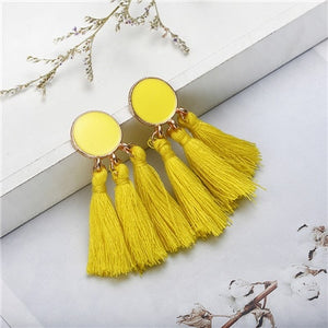 Bohemia Statement Tassel Earrings