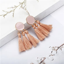 Load image into Gallery viewer, Bohemia Statement Tassel Earrings