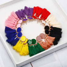 Load image into Gallery viewer, Bohemia Statement Tassel Earrings