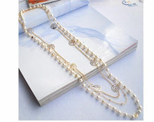 Load image into Gallery viewer, Multi-layer Long Statement Necklace
