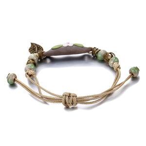 Ceramic Flower Bracelets For Women