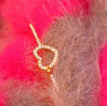 Load image into Gallery viewer, Romantic Heart Crystal Charm Bracelet