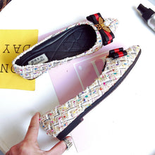 Load image into Gallery viewer, Rhinestone Flat Shoes