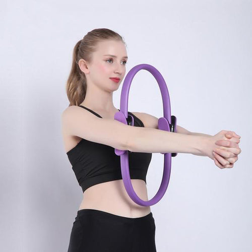 Dual Grip Yoga Training Wheel