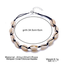 Load image into Gallery viewer, Seashell Choker Necklace
