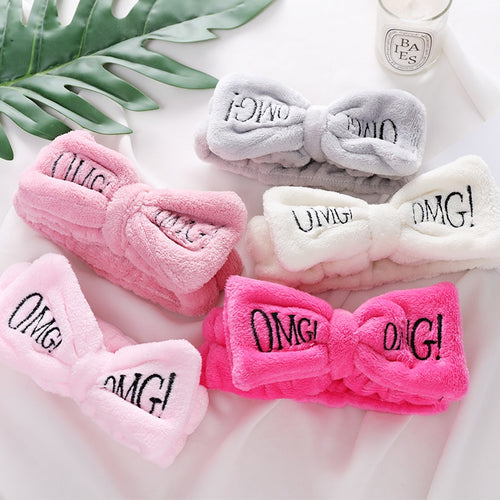 Coral Fleece Hairbands For Women