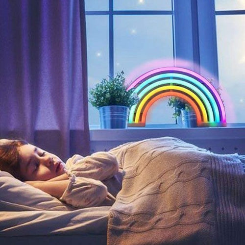 Cute Rainbow Neon Sign Light