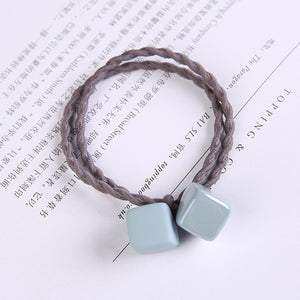 Woman Square Hair Ties