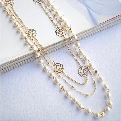 Multi-layer Long Statement Necklace