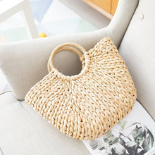 Load image into Gallery viewer, Women&#39;s Straw Hand Bag