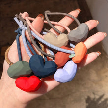 Load image into Gallery viewer, Heart Elastic Hair Tie