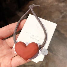 Load image into Gallery viewer, Heart Elastic Hair Tie