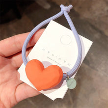 Load image into Gallery viewer, Heart Elastic Hair Tie