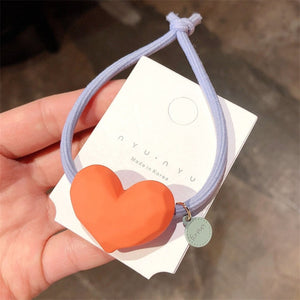 Heart Elastic Hair Tie