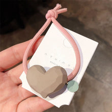 Load image into Gallery viewer, Heart Elastic Hair Tie