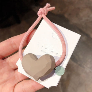 Heart Elastic Hair Tie