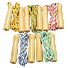 Load image into Gallery viewer, Wooden Handle Skipping Rope