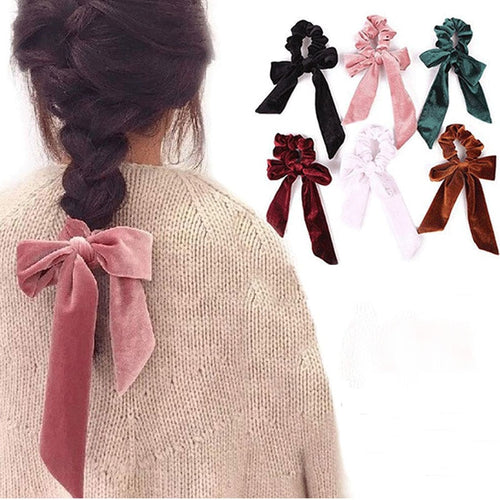 Coral Fleece Bow Tie