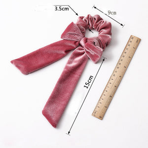 Coral Fleece Bow Tie