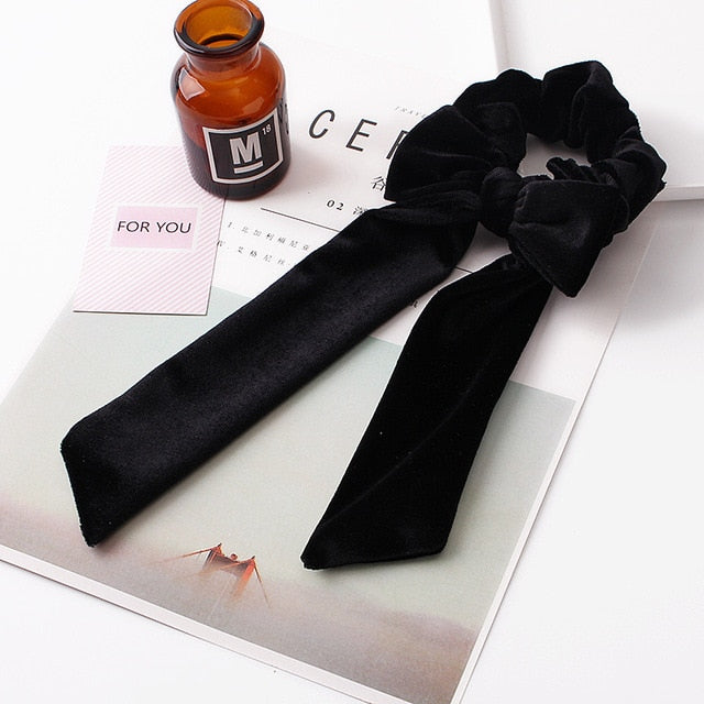 Coral Fleece Bow Tie
