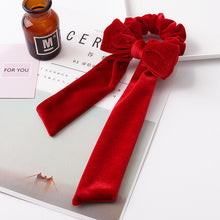 Load image into Gallery viewer, Coral Fleece Bow Tie
