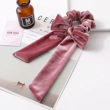 Load image into Gallery viewer, Coral Fleece Bow Tie
