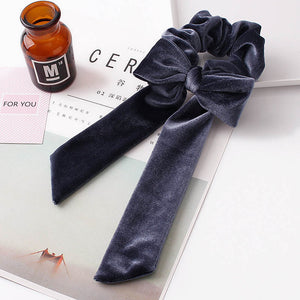 Coral Fleece Bow Tie