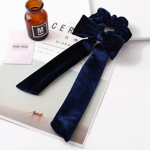 Coral Fleece Bow Tie