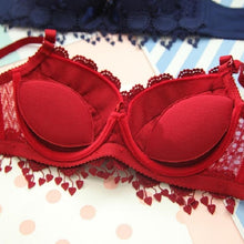 Load image into Gallery viewer, Push Up Embroidery Lingerie Set