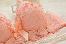 Load image into Gallery viewer, Push Up Embroidery Lingerie Set
